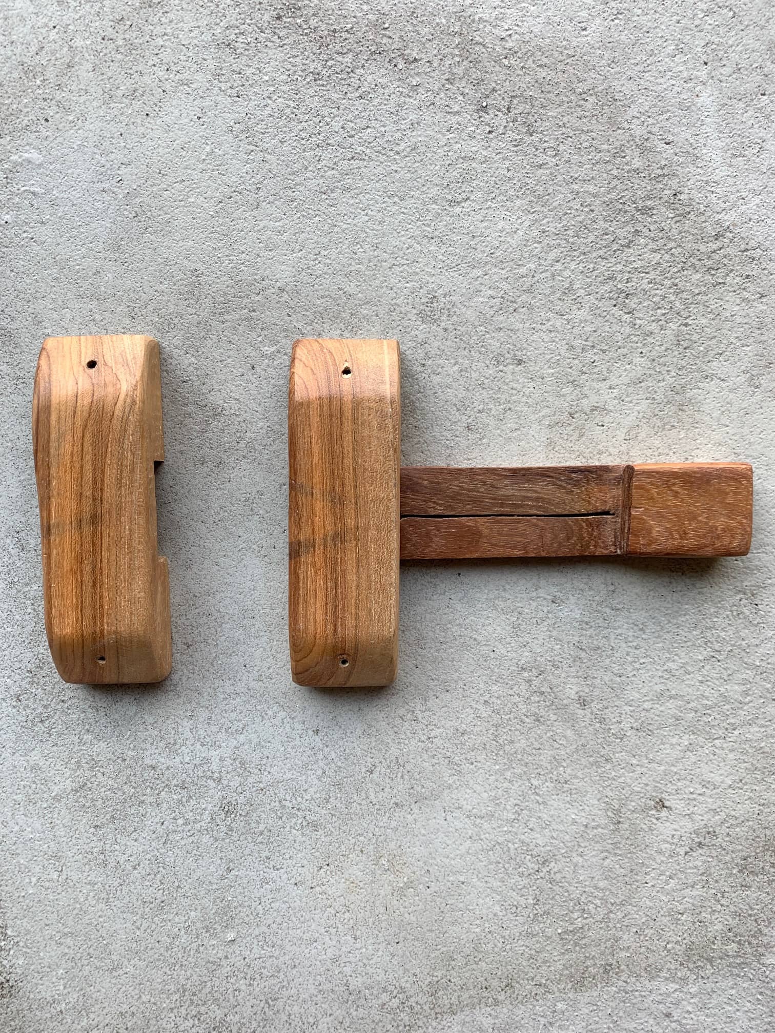 Türriegel aus Holz handgefertigt » Dari Asia - Antike Türen